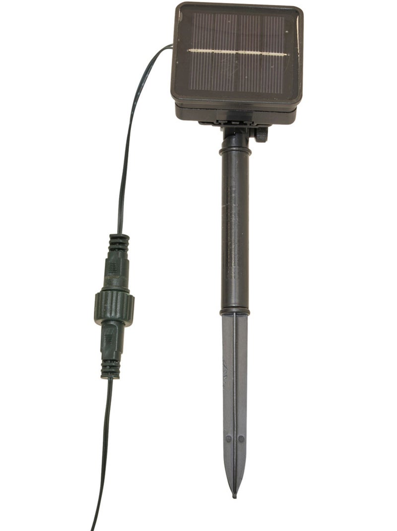 Guirlande lumineuse extérieure solaire 400 LED 8 fonctions long 40 m Vert - Kiabi