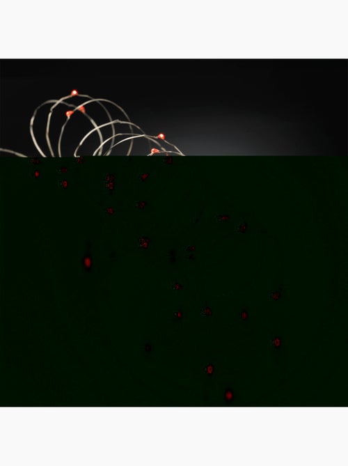 Guirlande Lumineuse Intérieure Fil de Cuivre 20 Mini LED Rouges - Kiabi