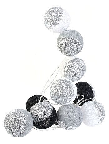 Guirlande lumineuse LED 10 boule bicolores CÉLESTE