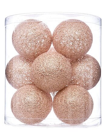 Guirlande lumineuse LED à piles 10 boules SHINI