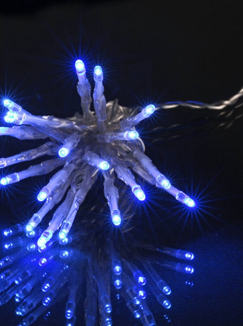 Guirlande Lumineuse LED Clignotante 50 LED Bleues 5 m - Kiabi