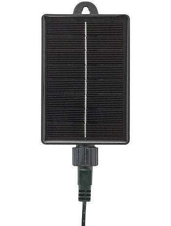 Guirlande lumineuse micro-led d'extérieur 5 m 500 led blanc chaud 8 fonctions solaire