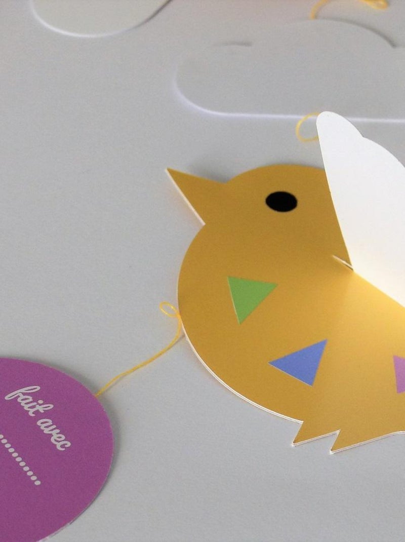 Guirlande Nuages Oiseaux à décorer N/A - Kiabi