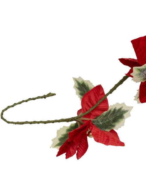 Guirlande poinsettia 1,80m plastique - Kiabi