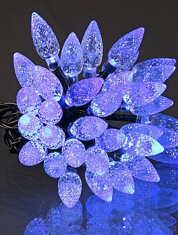 Guirlande Pomme de Pin 60 LED Bleu 5 m 8 Fonctions