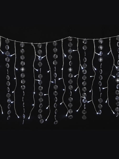 Guirlande rideau de diamant 60 Led - Kiabi