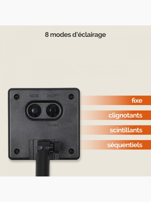 Guirlande solaire extérieure lumineuse jardin, terrasse - 22 m - Linxor - Kiabi