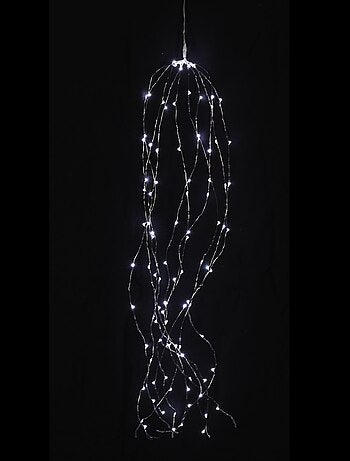 Guirlande spirale 10 blanches Led