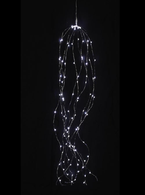 Guirlande spirale 10 blanches Led blanche - Kiabi