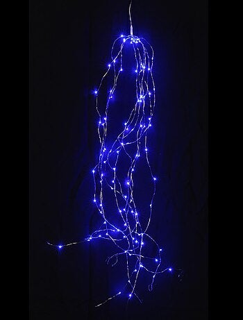 Guirlande lumineuse 60 Etoiles souples bleu - Bleu - Kiabi - 17.90€
