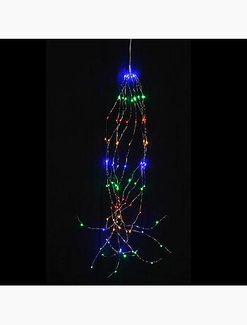 Guirlande spirale 10 blanches Led