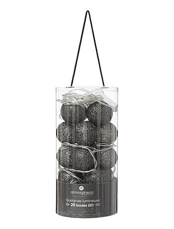 Guirlande sur secteur LED 20 boules