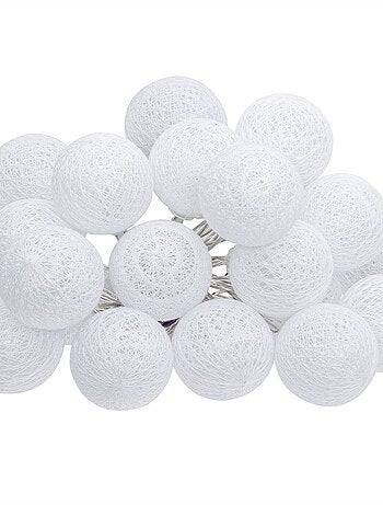 Guirlande sur secteur LED 20 boules
