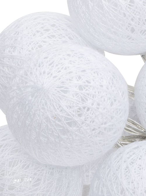 Guirlande sur secteur LED 20 boules - Kiabi