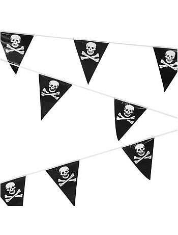 Guirlande triangulaire tête de mort