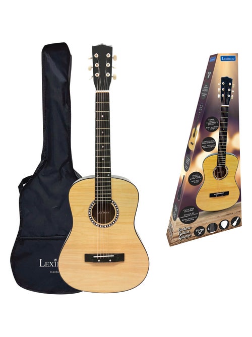 Guitare Acoustique en bois avec housse de transport - Kiabi