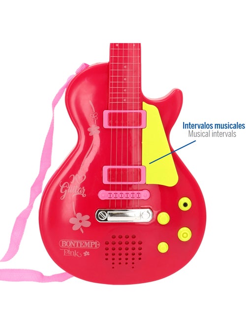Guitare électrique jouet 56 cm bontempi - Kiabi Guitare électrique jouet 56 cm bontempi - Kiabi