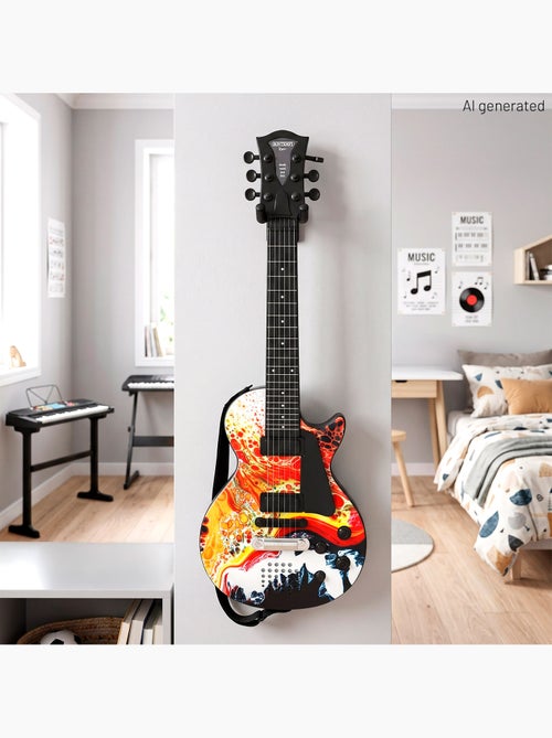 Guitare électrique rock 56 cm bontempi - Kiabi Guitare électrique rock 56 cm bontempi - Kiabi