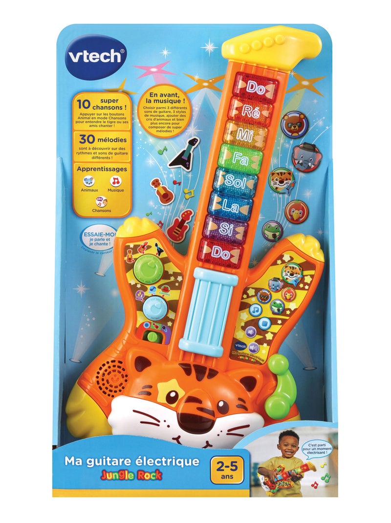 Guitare électrique tigre Jungle Rock Multicolore - Kiabi