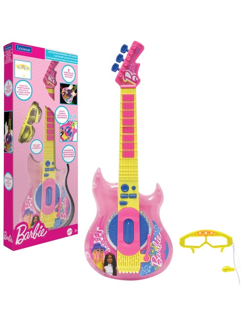 Guitare Électronique Lumineuse avec lunettes et micro Barbie - Kiabi