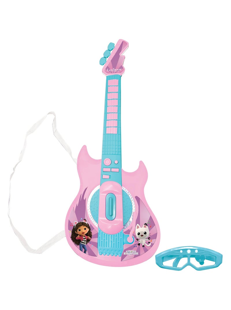 Guitare Électronique Lumineuse avec lunettes et micro Gabby et la maison magique Rose - Kiabi