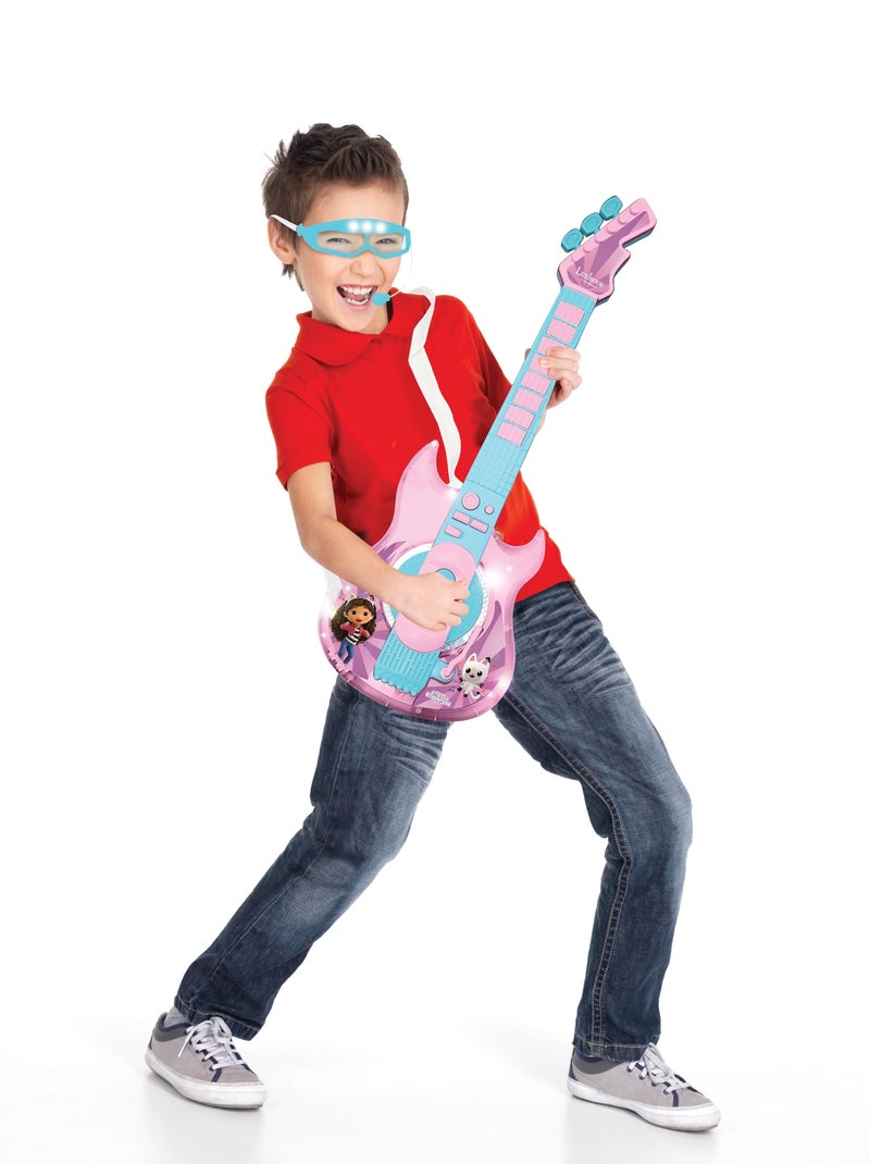 Guitare Électronique Lumineuse avec lunettes et micro Gabby et la maison magique Rose - Kiabi