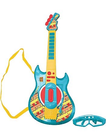Guitare Électronique Lumineuse avec lunettes et micro Minions