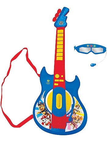 Guitare Électronique Lumineuse avec lunettes et micro Pat’Patrouille
