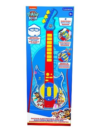 Guitare Électronique Lumineuse avec lunettes et micro Pat’Patrouille