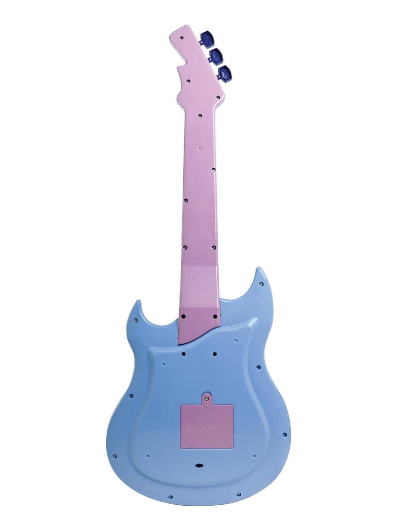Guitare Électronique Lumineuse avec lunettes et micro Stitch Bleu - Kiabi
