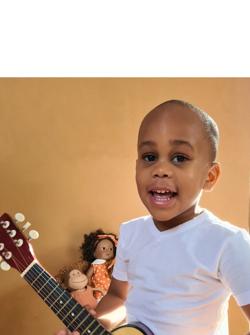 Guitare en bois a 6 cordes - Kiabi