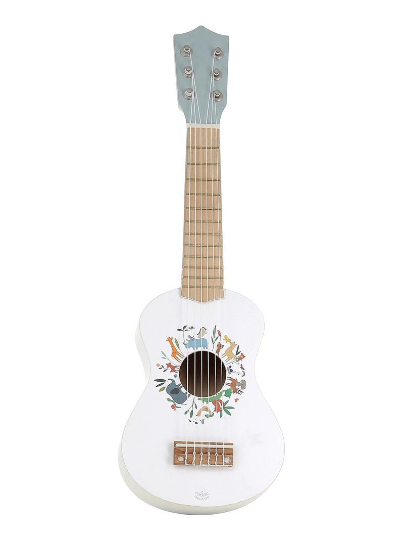 Guitare en bois pour enfant Blanc - Kiabi