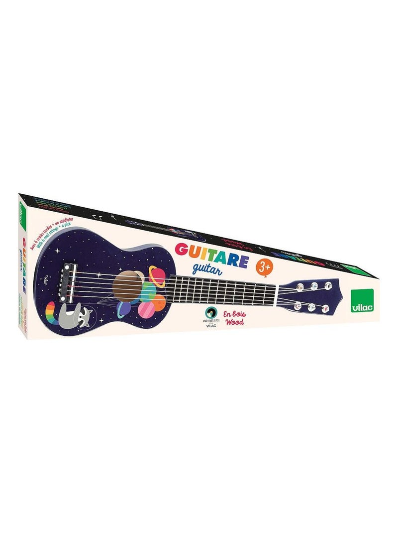 Guitare en bois pour enfant Bleu - Kiabi