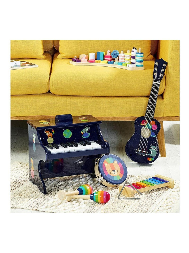 Guitare en bois pour enfant Bleu - Kiabi