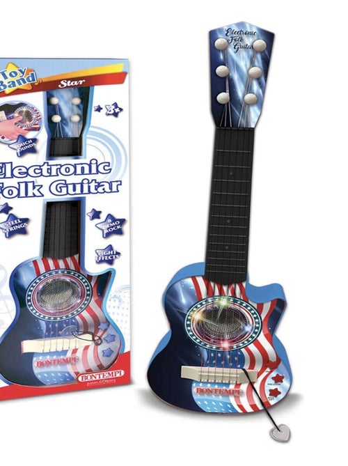 Guitare Folk Electronique Drapeau Usa - Kiabi
