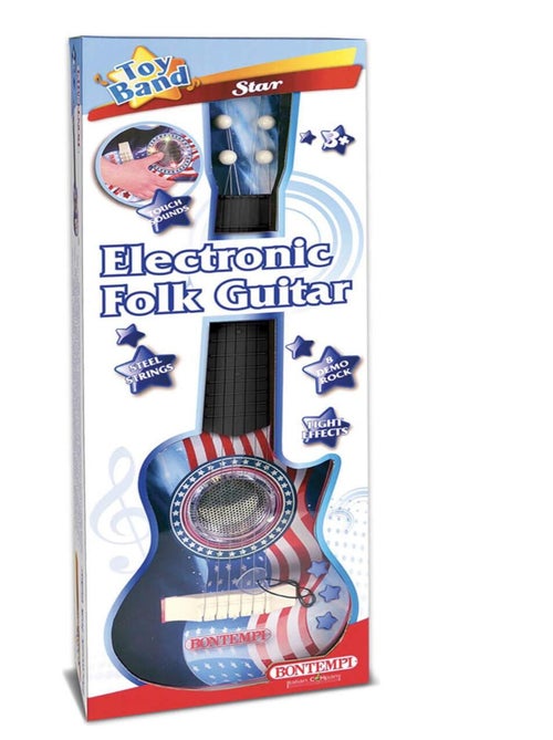 Guitare Folk Electronique Drapeau Usa - Kiabi