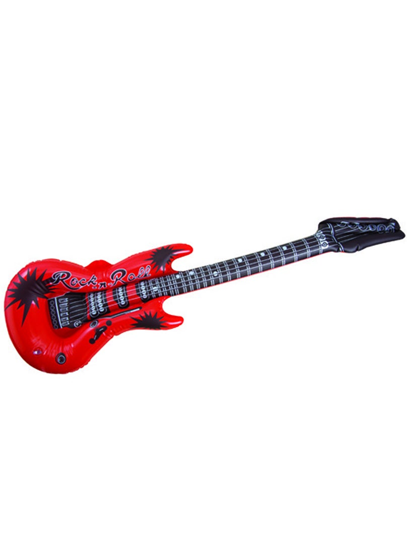 Guitare gonflable noir/rouge - Kiabi