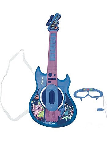 Guitare ?lectronique Lumineuse avec lunettes et micro Stitch