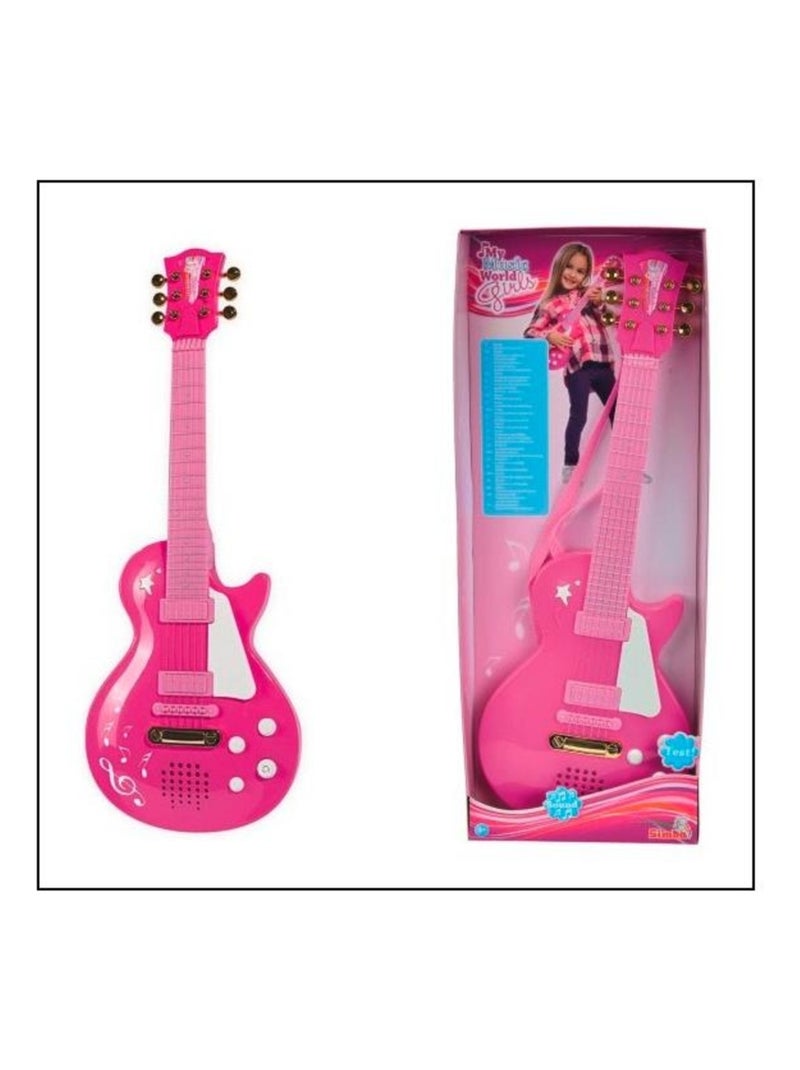Guitare rock pour filles Rose - Kiabi