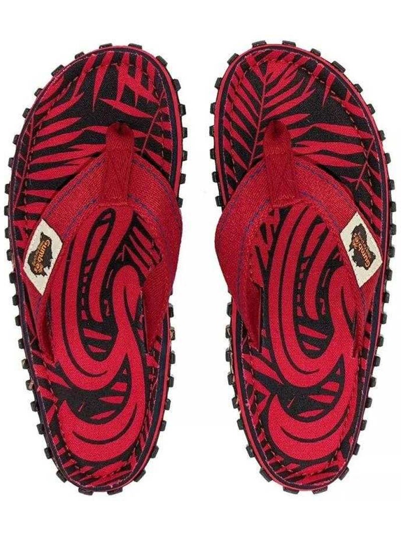 Gumbies - Tongs motif/style à motifs ISLANDER Rouge - Kiabi