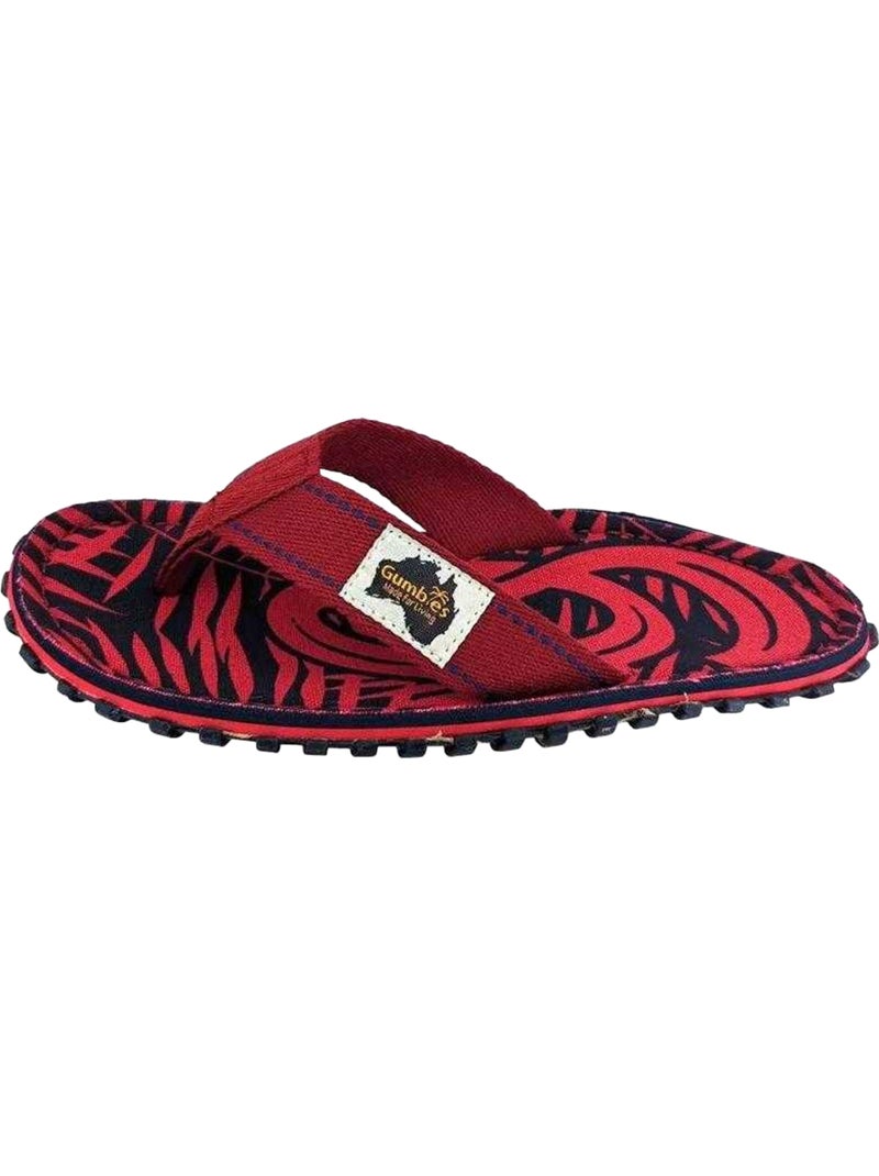 Gumbies - Tongs motif/style à motifs ISLANDER Rouge - Kiabi