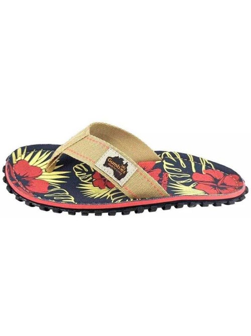 Gumbies - Tongs motif/style Hibiscus ISLANDER - Kiabi