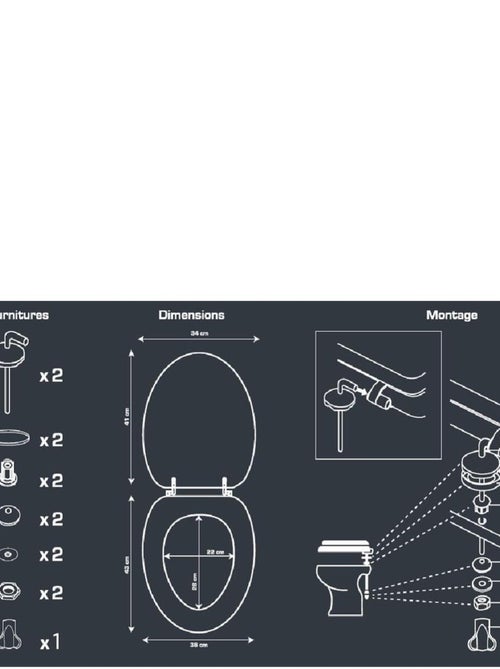 Guy Levasseur - Abattant WC effet bois - Kiabi