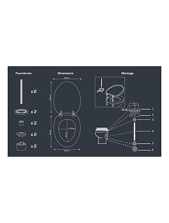 Guy Levasseur - Abattant WC effet bois