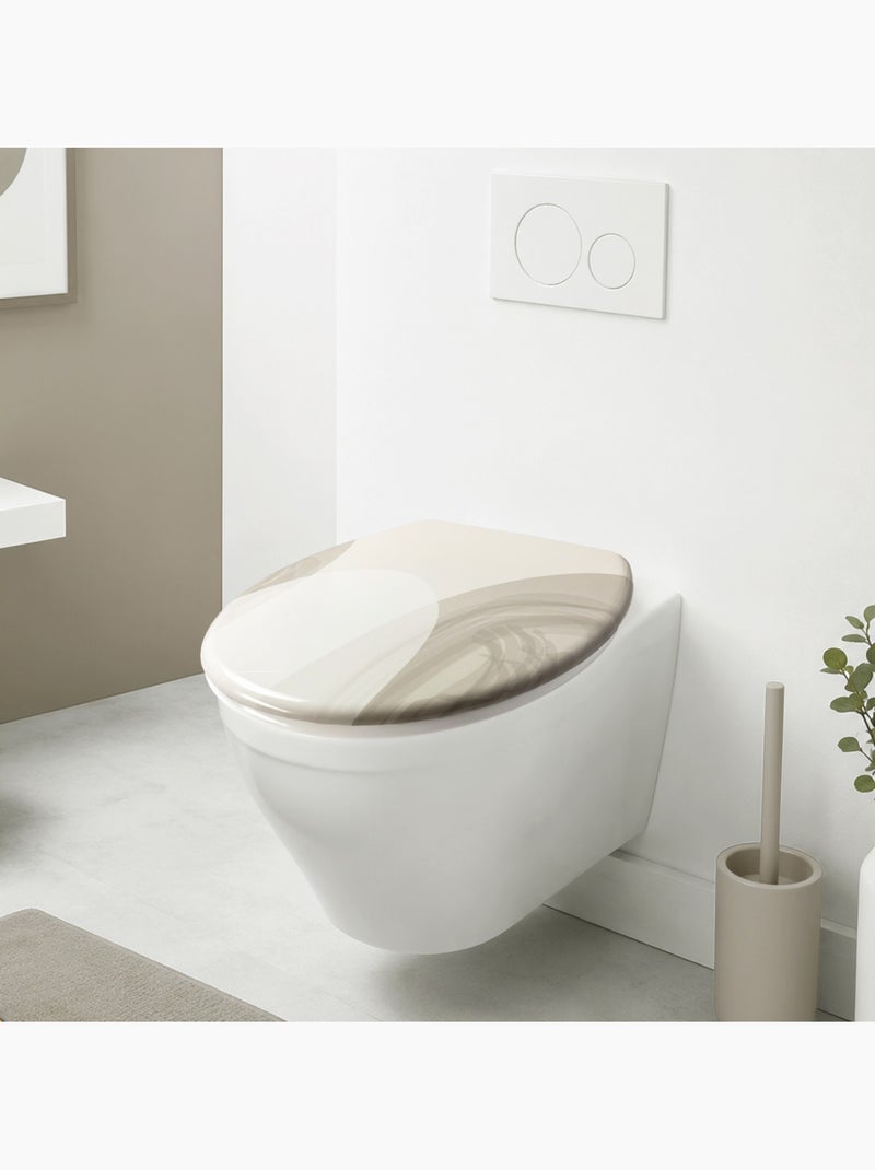 Guy levasseur - abattant wc pierre ralentisseur de chute Beige - Kiabi