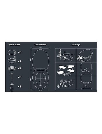 Guy Levasseur - Abattant WC Thermodur Feuillage