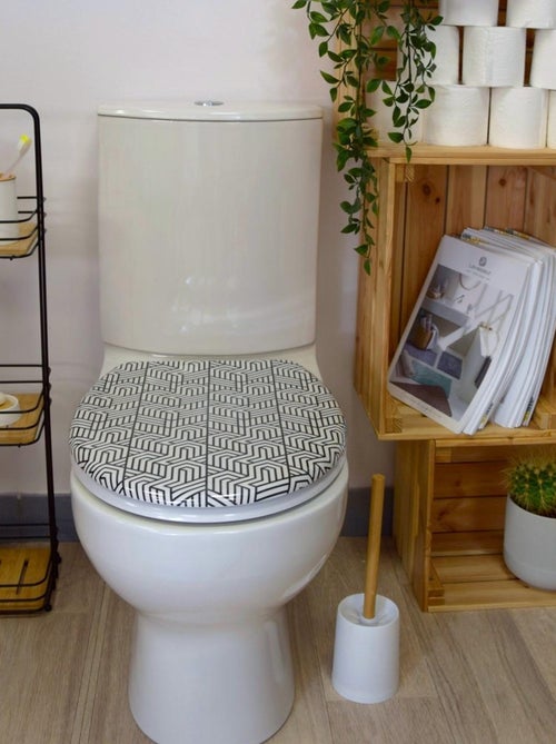 Guy Levasseur - Abattant WC Thermodur Géométrique - Kiabi