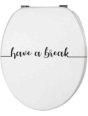 Guy Levasseur - Abattant WC Thermodur "Have a break