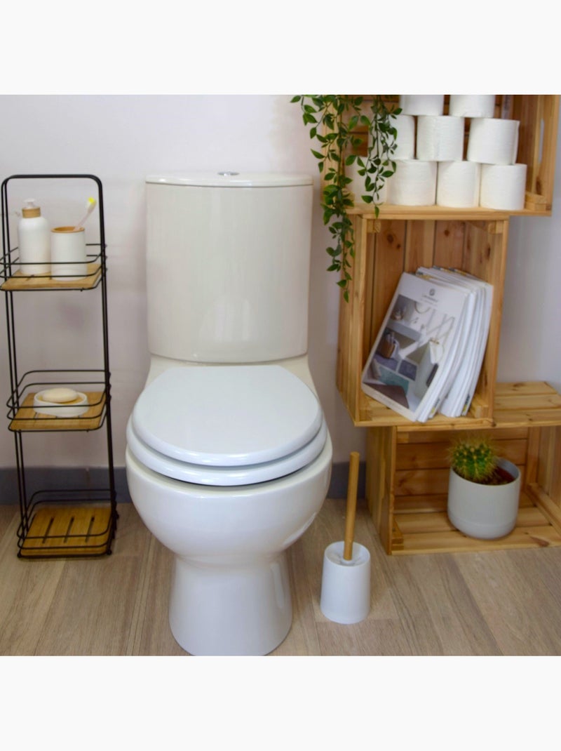 Guy levasseur - abattant wc uni en bois Blanc - Kiabi