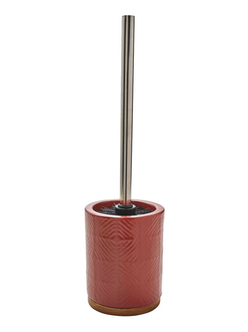 Guy Levasseur - Brosse WC en céramique à relief Rouge brique - Kiabi